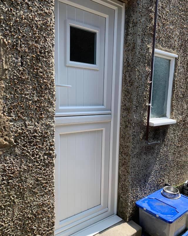 Upvc stable doors outlet with cat flap fitted